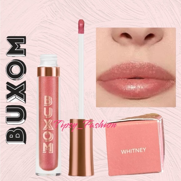 Buxom Pink Full On Plumping Lip Polish Balm Gloss with Luminous Finish - Picture 1 of 16